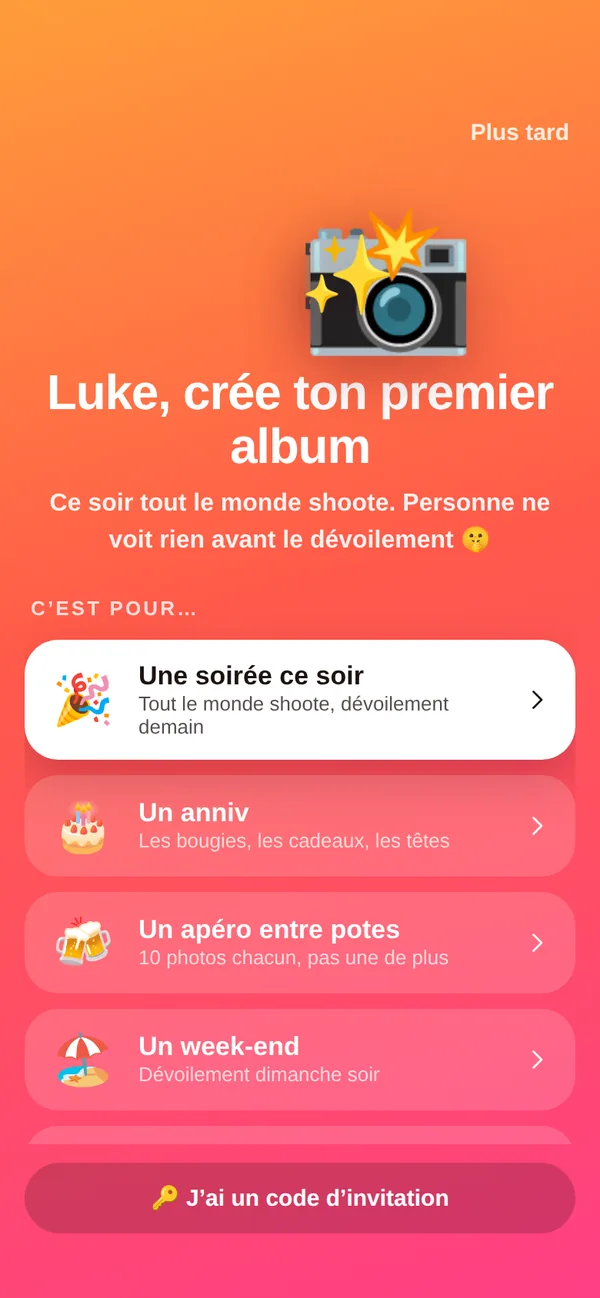 Créer son premier album